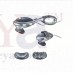 OkaeYa Infrared Massager Handheld Full Body Massager With Vibration Neck Shoulder Back Massager With Infrared Heat With Two Attachments